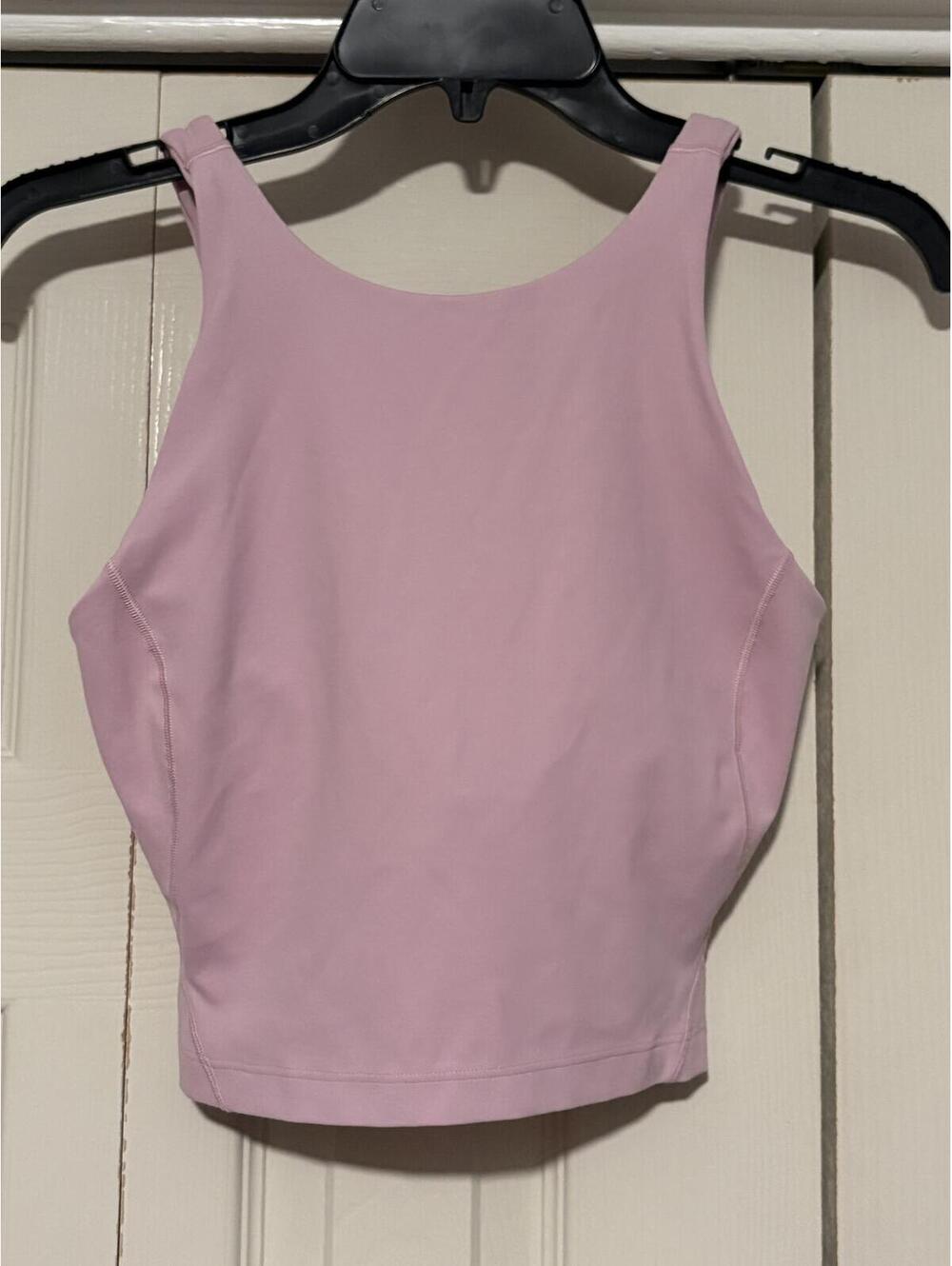 Lululemon Align High Neck Tank Top Pink Peony Buttery Soft Yoga Athleisure